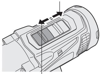 PANASONIC EY-7549 - Sélectionner la position « Haute vitesse perceuse/visseuse » ou « Basse vitesse perceuse/visseuse » avec le sélecteur de mode. - 1