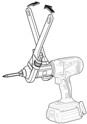 PANASONIC EY-7549 - Uso del mandrino senza chiave (EY9X003E) - 6