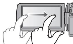 PANASONIC HCX910EG - Verschuiven verwijl u aanraakt - 1
