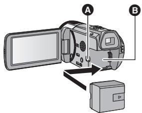 PANASONIC HCX910EG - De accuplaatsen/verwijderen - 1