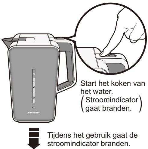 PANASONIC NC-DK1BXE - Zet de stroomschakelaar aan. (Druk op "1") - 1