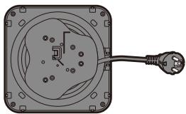 PANASONIC NC-DK1BXE - Schließen Sie den Deckel, stellen Sie den Wasserkocher auf die Basisstation und stecken Sie den Netzstecker ein. - 2