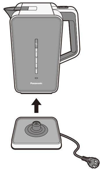 PANASONIC NC-DK1WXE - Rimuovere alla base di alimentazione e versare. - 1