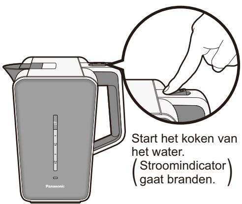 PANASONIC NC-DK1WXE - Zet de stroomschakelaar aan. (Druk op "I") - 1