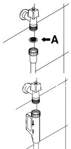 PANASONIC NPB6V1FIGB - RACCORDEMENT À LA PRISE D'EAU - 1