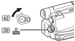 PANASONIC PVGS16 - Set the [OFF/ON] Switch 42 to [ON]. - 1