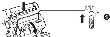 PANASONIC PVGS16 - Inserting a Cassette - 1