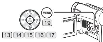 PANASONIC PVGS16 - Press the [MENU] Button 19. - 1