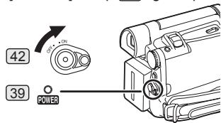 PANASONIC PVGS16 - Set the [OFF/ON] Switch 42 to [ON]. - 1