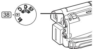 PANASONIC PVGS16 - Set the Mode Dial 38 to Tape Playback Mode. - 1
