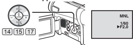 PANASONIC PVGS16 - Manual Iris Adjustment (F Number) - 2