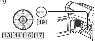 PANASONIC PVGS16 - Setting Date and Time - 1