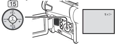 PANASONIC PVGS16 - During playback, press the [▶] Button 15. - 1