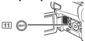PANASONIC PVGS16 - Press the [LIGHT] Button 11. ① - 1