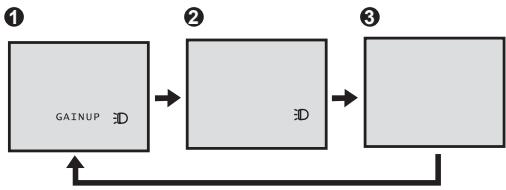 PANASONIC PVGS16 - Press the [LIGHT] Button. ③ - 1