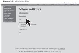 PANASONIC PVGS16 - Installing USB Driver (For Windows) - 1