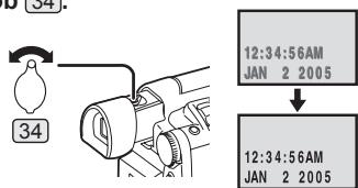 PANASONIC PVGS16 - Using the Viewfinder - 2