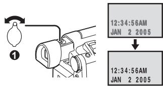 PANASONIC PVGS16 - Using the Viewfinder - 2