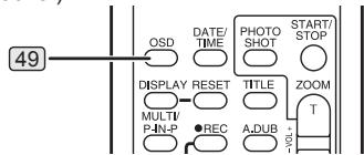PANASONIC PVGS16 - ■ To Make the Indications Appear on the TV Screen - 1