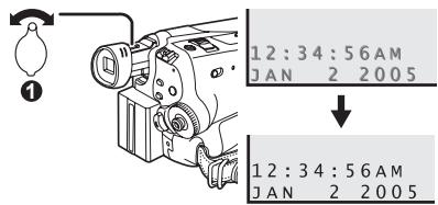 PANASONIC PVGS31 - Using the Viewfinder - 2