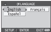 PANASONIC PVGS31 - Selecting Language - 1