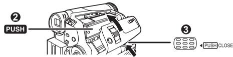 PANASONIC PVGS31 - Inserting a Cassette - 2
