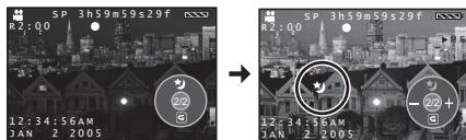 PANASONIC PVGS31 - Move the Joystick Control [▲] 35 to select []. - 2