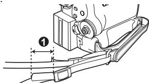 PANASONIC PVGS31 - Attaching the Shoulder Strap - 2