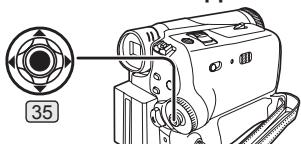 PANASONIC PVGS31 - Move the Joystick Control [▼] 35 until the Iris Indication appears. - 1
