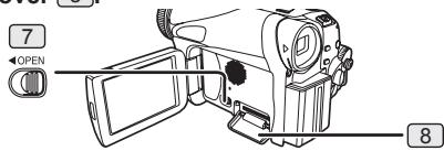 PANASONIC PVGS31 - Inserting a Card - 1