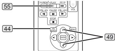 PANASONIC PVGS31 - During playback, press the [VAR.SEARCH] Button 44. - 1