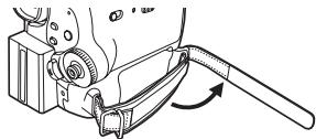 PANASONIC PVGS31 - Detach the end of the Grip Belt. - 1