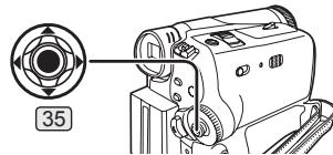 PANASONIC PVGS31 - Move the Joystick Control [▼] 35 until the Shutter Speed Indication appears. - 1