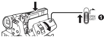 PANASONIC PVGS31 - Inserting a Cassette - 1