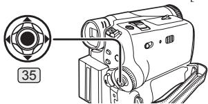 PANASONIC PVGS35 - Press the Joystick Control 35 to display the One-Touch Navigation icon on the lower right of the screen. - 1