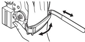 PANASONIC PVGS35 - Adjust the length of the Grip Belt to the size of your hand. - 1