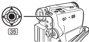 PANASONIC PVGS35 - Move the Joystick Control [▲] 35 to select [▶]. - 1