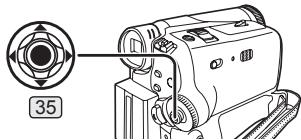 PANASONIC PVGS35 - Move the Joystick Control [▼] 35 until the Shutter Speed Indication appears. - 1