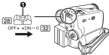 PANASONIC PVGS35 - ■ How to Turn on the Power - 1