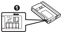 PANASONIC PVGS35 - Accidental Erasure Prevention - 1