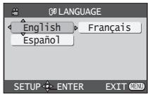 PANASONIC PVGS35 - Selecting Language - 1