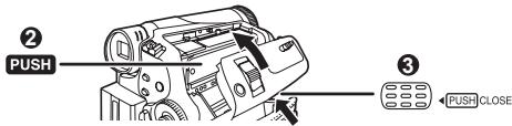 PANASONIC PVGS35 - Inserting a Cassette - 2