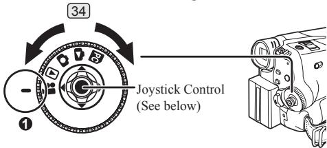 PANASONIC PVGS35 - Rotate the Mode Dial 34. - 1