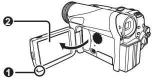 PANASONIC PVGS35 - Inserting a Card - 1