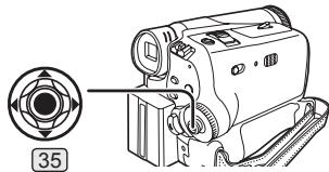 PANASONIC PVGS35 - Move the Joystick Control [▲, ▼, ◀, or ▶] 35 to select a desired file. - 1
