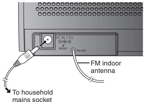 PANASONIC RCDC1EB - Rear view - 1