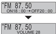 PANASONIC RF-U300 - Checking the timer settings when the power is off - 2
