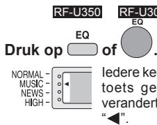 PANASONIC RF-U300 - Het kiezen van de bij de uitzending passende geluidsklank - 1