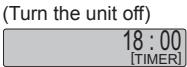 PANASONIC RF-U300 - Setting the timer settings to ON - 3