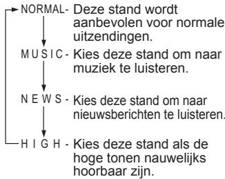 PANASONIC RF-U300 - Het kiezen van de bij de uitzending passende geluidsklank - 2